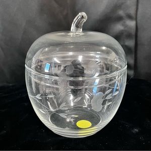 NIB VINTAGE PRINCESS HOUSE APPLE CANDY DISH 434